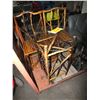 Image 1 : Birch Glass Top Table & 2 Chairs