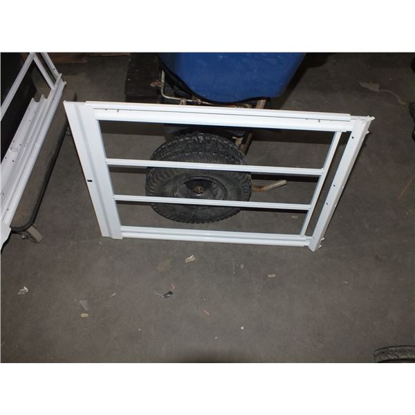 2 Over The Window Security Bars