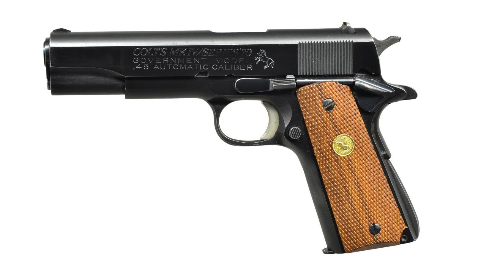 COLT SERIES 70 GOVERNMENT MODEL SEMI-AUTO PISTOL.