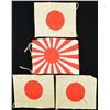 Image 2 : 5 WWII ERA JAPANESE FLAGS.