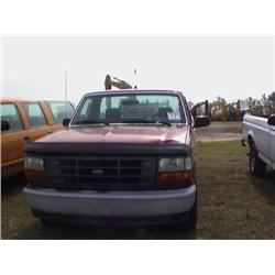 1995 FORD F150 PICKUP, S/N B36302, 6 CYL GAS,