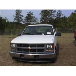 1996 CHEVROLET 2500 PICKUP, S/N Z128617, 6.5L