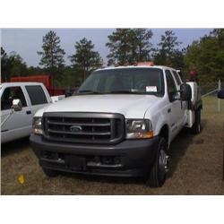 2002 FORD F550 4X4 SUPER DUTY SERVICE TRUCK,