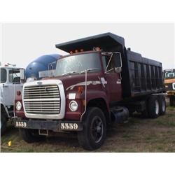 1987 MACK R686ST T/A WATER TRUCK, S/N 007658
