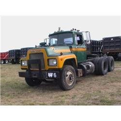 1980 MACK R686ST T/A TRUCK TRACTOR,  S/N ST64