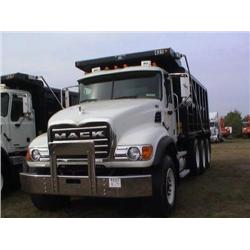 2003 MACK CV713 GRANITE TRI-AXLE DUMP,  S/N M