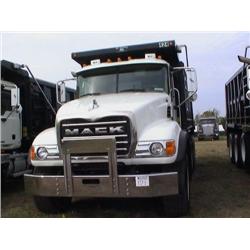2003 MACK CV713 GRANITE TRI-AXLE DUMP, S/N M0
