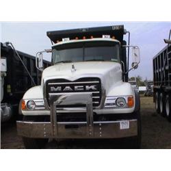 2003 MACK CV713 GRANITE TRI-AXLE DUMP, S/N M0