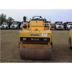 BOMAG BW121AC VIBRATORY ROLLER, S/N 212017 (9