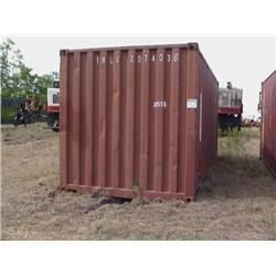 20' CARGO TRAILER, #74036