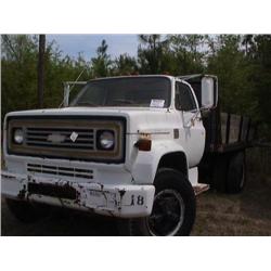 19   CHEVROLET C65 FLATBED TRUCK, S/N V127117
