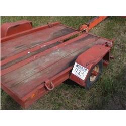 SINGLE AXLE TILT TRAILER (BILL OF SALE ONLY)