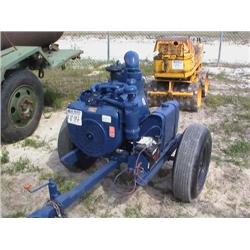 GORMAN RUPP 4" WATER PUMP, S/N 1022545 SELF P