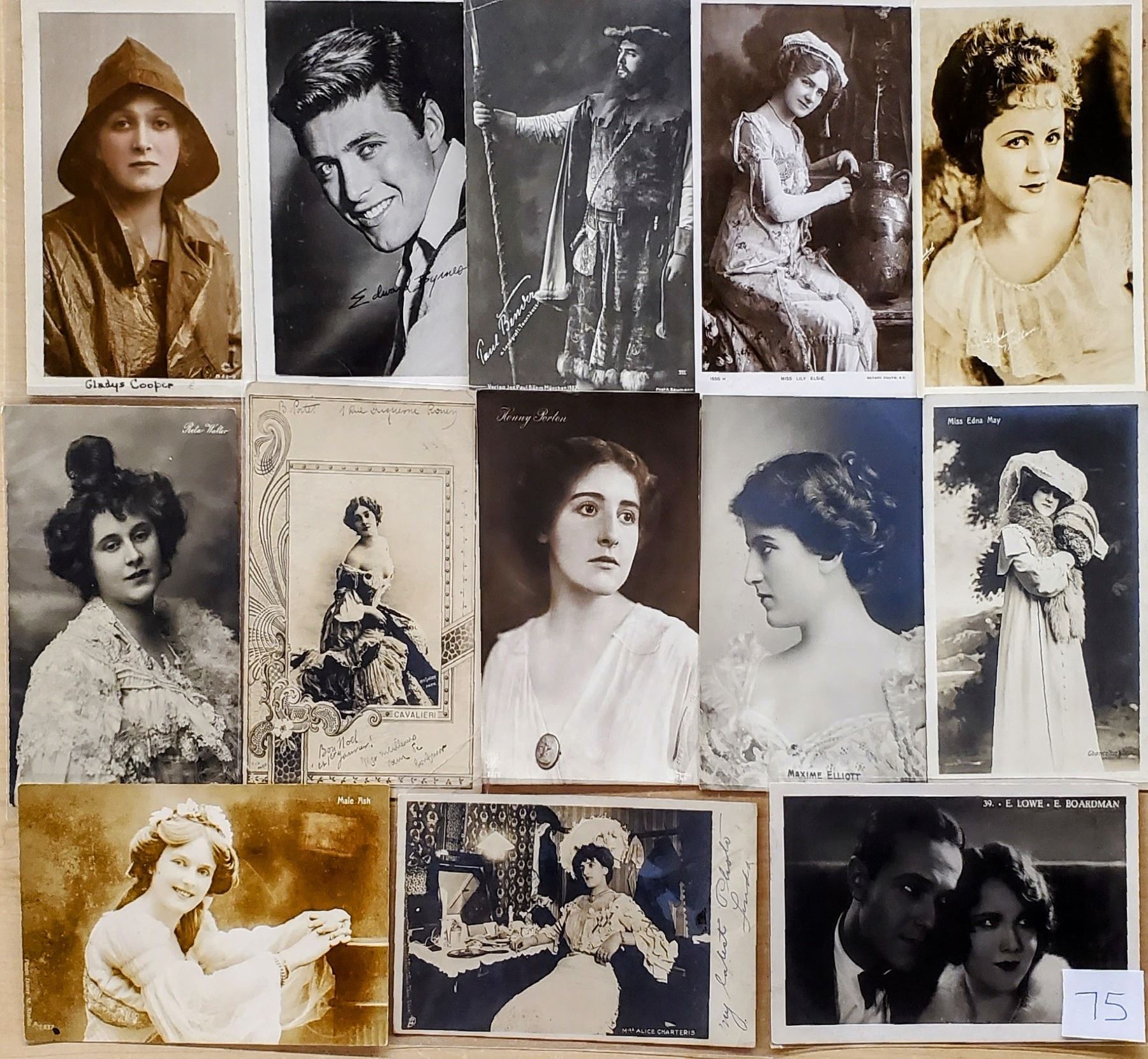 Actors Cards Collection Real Photo Actors - Actresses 220+ Cards