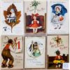 Image 2 : New Years Holiday Greetings Clapsaddle & Brundage 16 Postcards