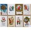 Image 2 : Santa Christmas Holiday Greeting Postcard Album 50+ Cards