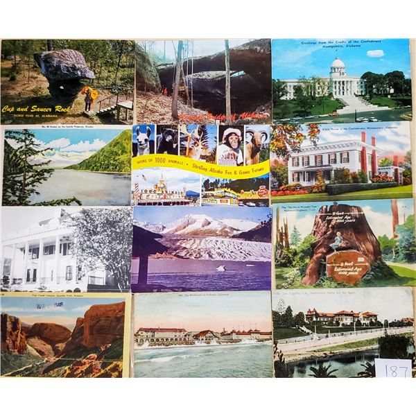 Sorted Box 500+ USA Postcards