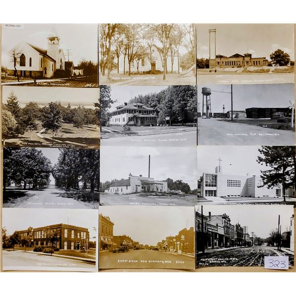 Real Photo Wisconsin 57 Postcards
