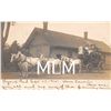 Image 1 : Bryant's Pond, Maine Horse Drawn Wagon at Train Depot Photo PC
