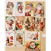 Image 2 : Santa Claus Christmas Holiday Greeting Postcards 22 Cards