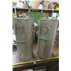 Image 1 : 2 tall metal buckets