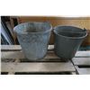 Image 2 : 2 galvanized bucket