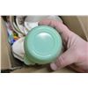 Image 4 : Dishes ( inlcudes one Jade-ite ) and freezer bags in box