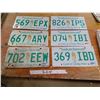 Image 1 : 6 newer Saskatchewan license plates