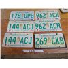 Image 1 : 6 newer Saskatchewan license plates - 2 pair