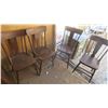 Image 1 : 4 wooden chairs