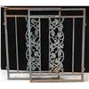 Image 1 : 2 piece Vintage Iron Gate (Size of each gate: 24.5" x 33")