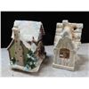 Image 8 : 4 Pieces Xmas village ornaments - slight flaws