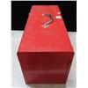 Image 2 : Beach red Metal Toolbox with Drawers