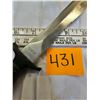 Image 3 : Scuba Dagger  44 Stainless (Japan) Model 408  7 inch handle 2" of blade scrated-Aluminum