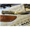 Image 2 : 4 1/2 inch Vintage hunting knife, Kurt Muller Rifle scop[e 4X15 nitrgoen filled ( new condition)