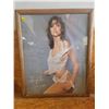 Image 1 : Carol Alt picture in frame (some water damage) 22 x 17 3/4"