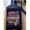Image 2 : 3 Bottles AmsOil 2 Stroke Dominator Race Oil Synthetic – Brand New + Bungee Cords