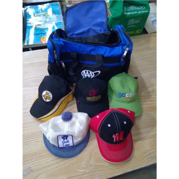 “AAA” Travel Bag with 5 New Hats