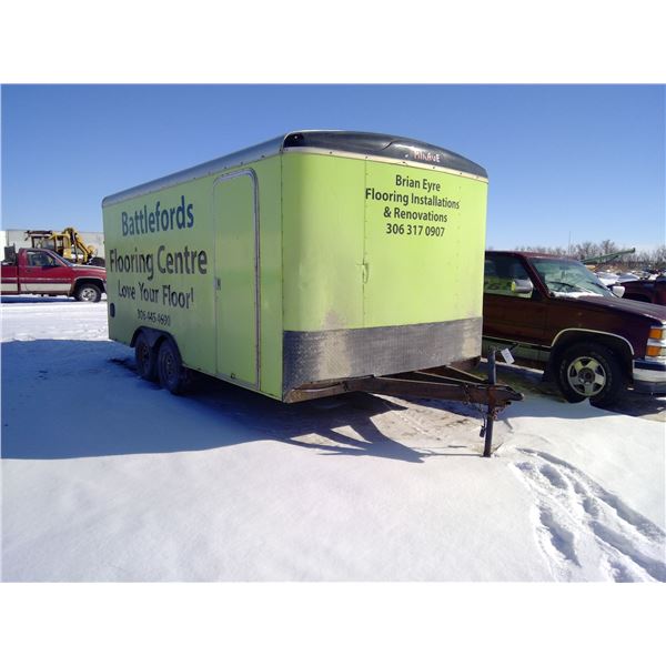 2013 MIRAGE TRAILER Transport Trailer 16' X 8' VIN: 5M3BE1627D1052671