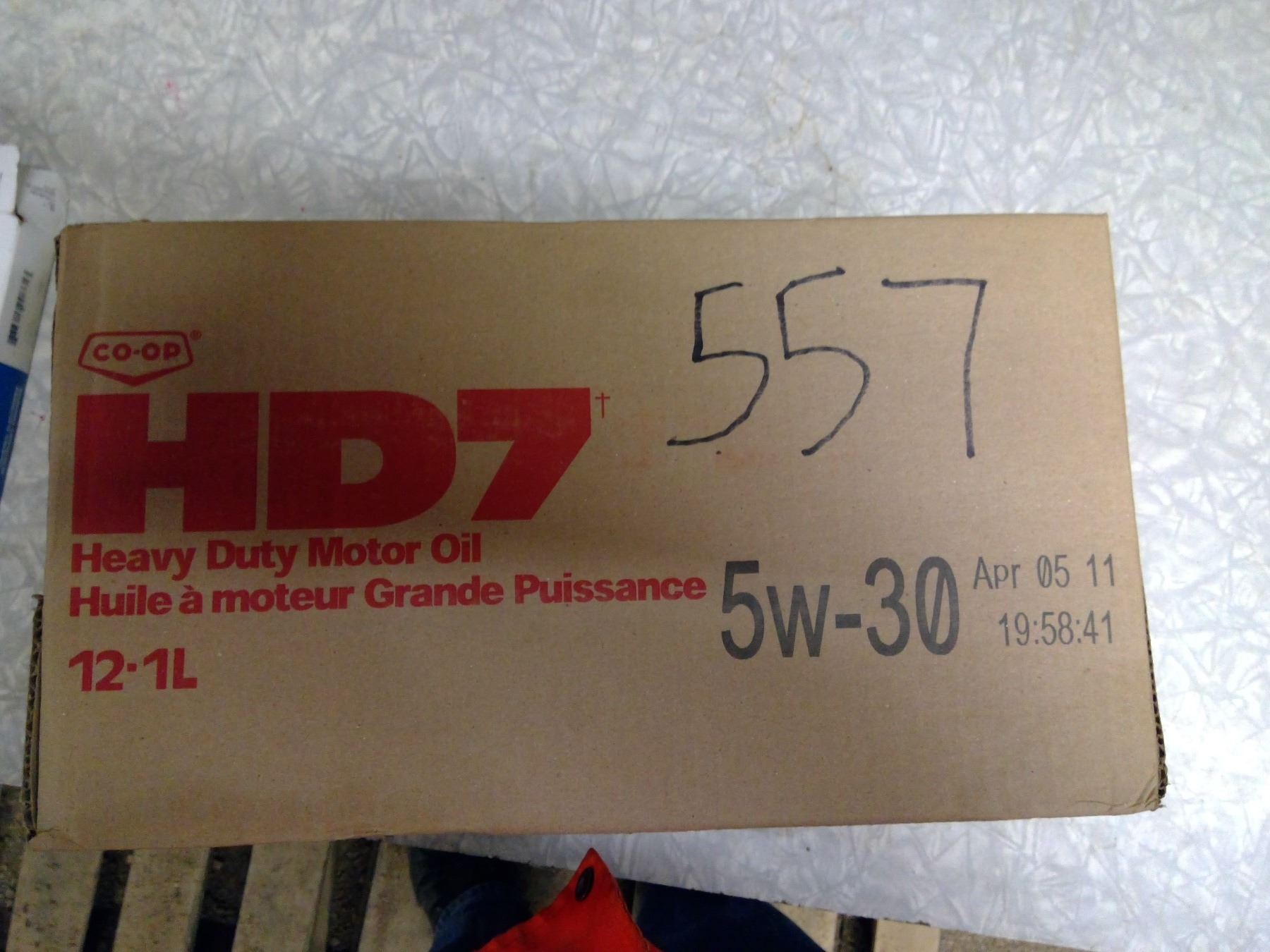 12hd7 12 1L HD7 Heavy Duty motor oil 5W30 - Schmalz Auctions