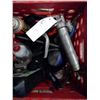 Image 3 : Misc fluids and supplies in milk crate