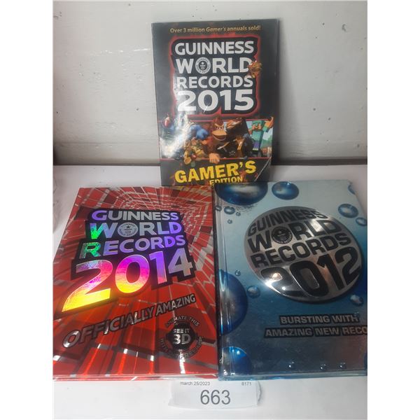 lot of guiness world record books