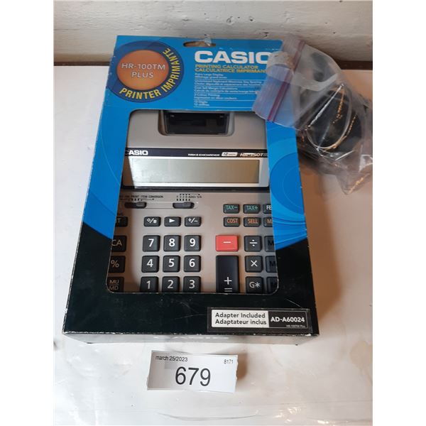 casio printing calculator