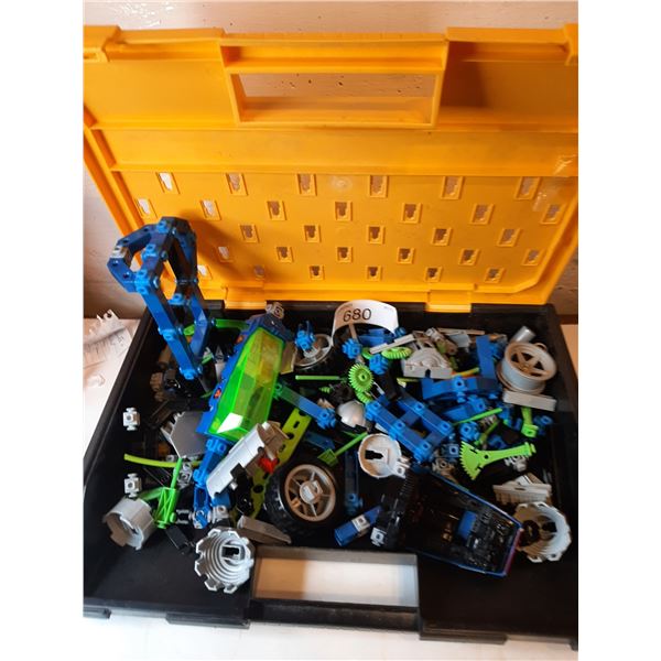 construx carry case with building blocks