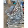 Image 3 : 10 metal racks 4 ft long