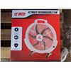 Image 1 : Unused 12" Rechargeable fan - 3 power options