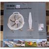 Image 2 : Unused 12" Rechargeable fan - 3 power options