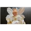 Image 2 : Fiberoptic light up angel, tree topper - 18"H works, excellent condition