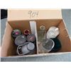 Image 1 : Waterbottles and vases on box