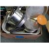 Image 1 : Assorted bakeware and misc in box